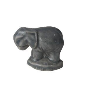 Wade England Gray Elephant Figurine Ceramic Whimsies Miniature Vintage